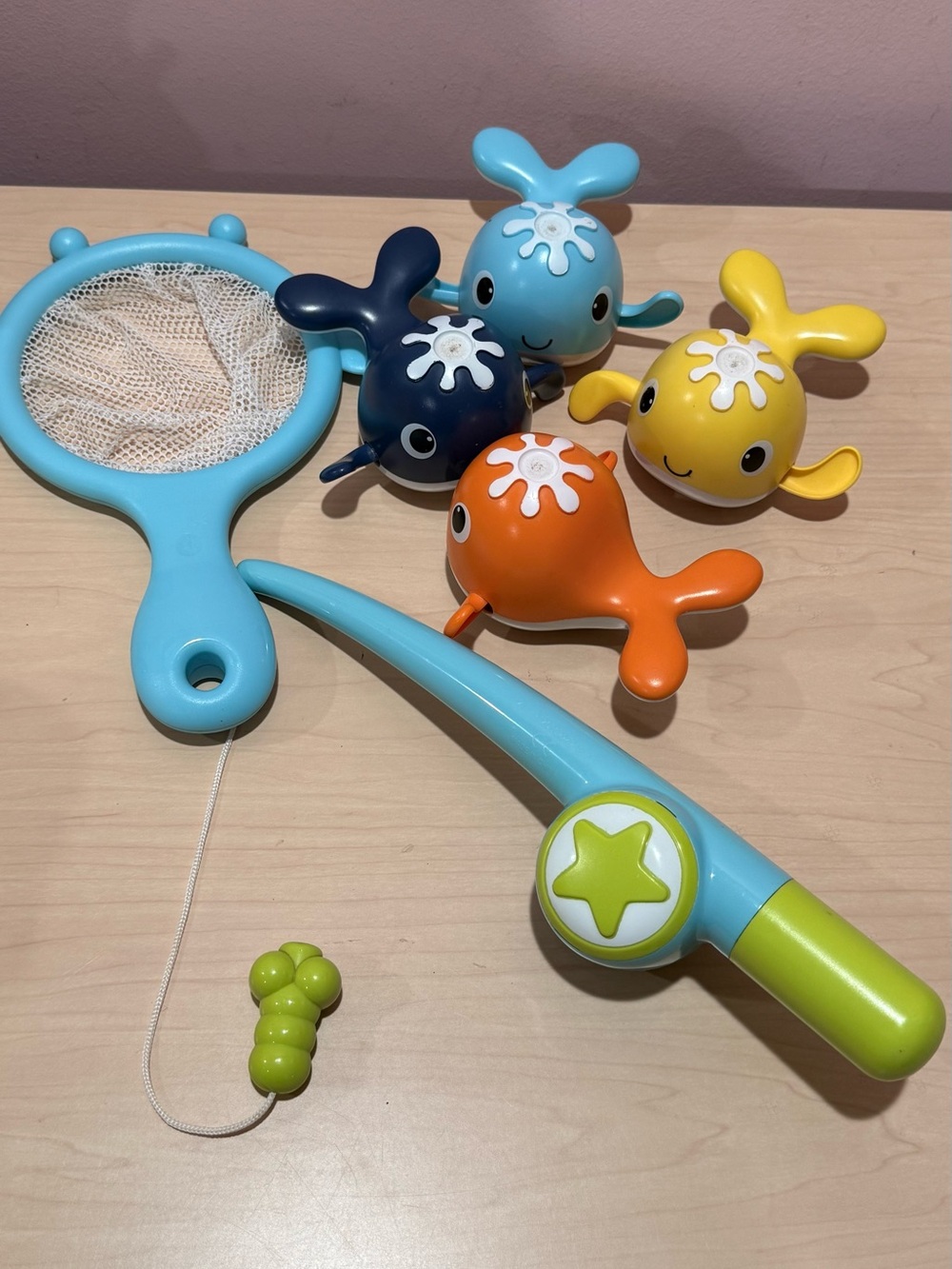 Whale Bath Fishing Playset